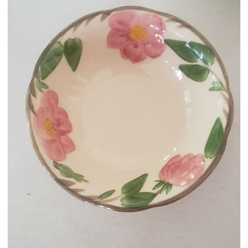 Franciscan Desert Rose Fruit Dessert Bowl Set of 3 England Pink - Picture 4 of 12